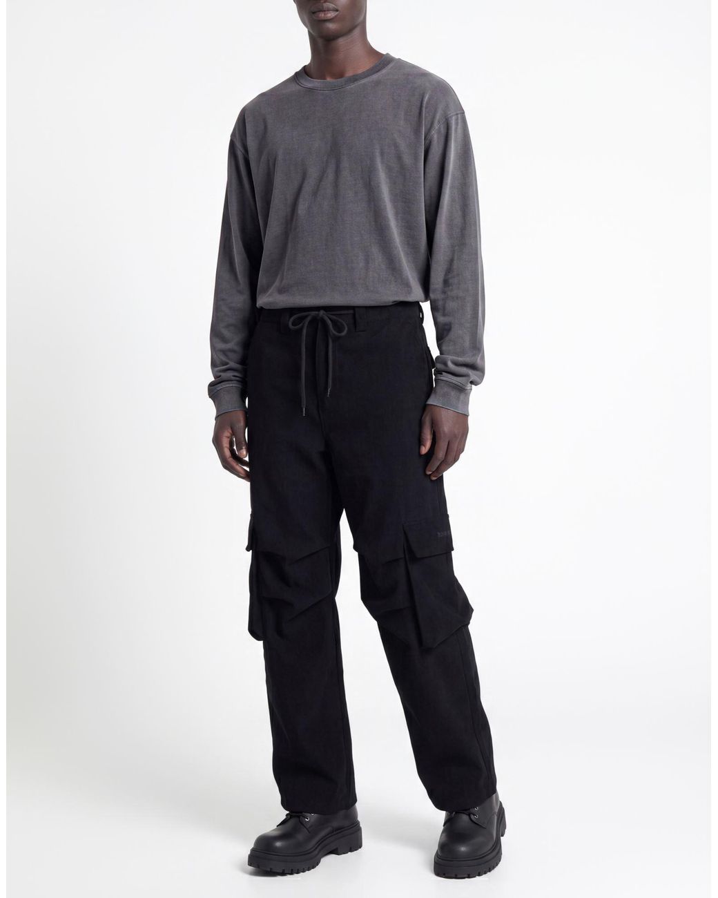 DISCLAIMER Black Pants Polyester for men