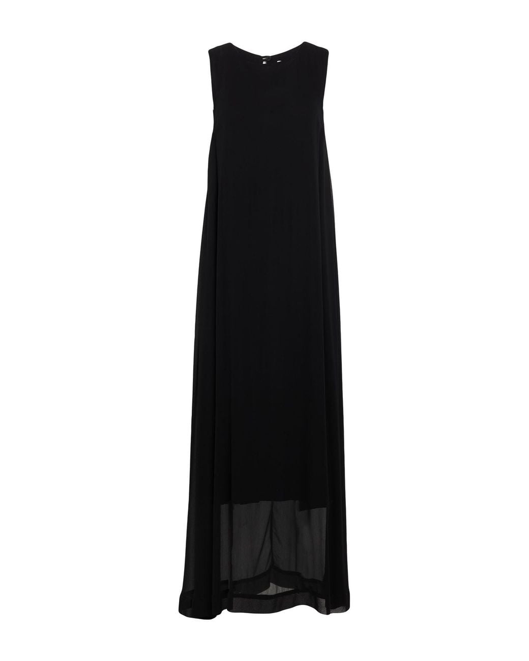 Kaos Black Maxi Dress Viscose