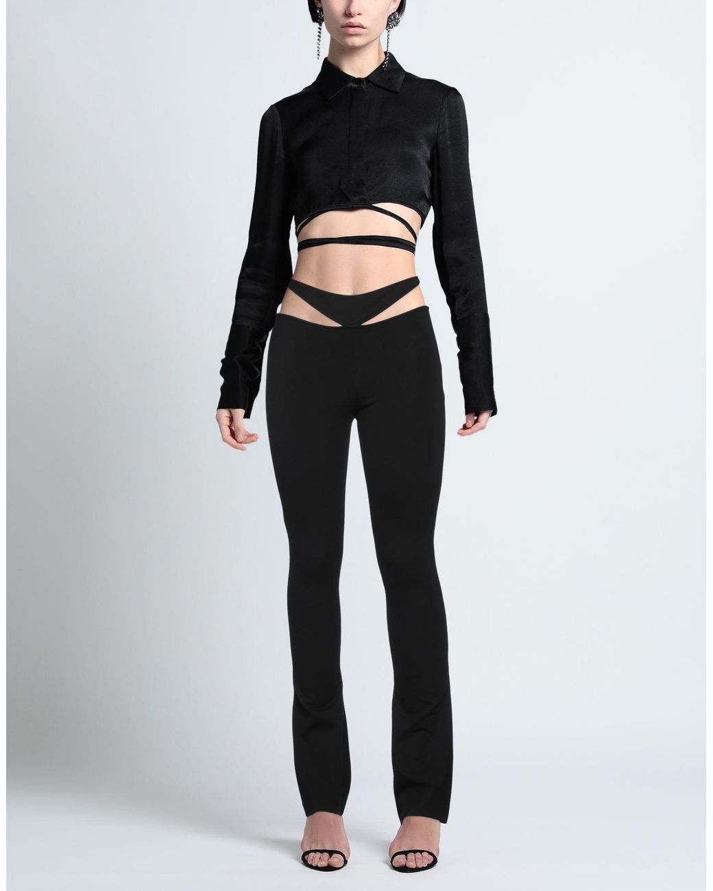 The Attico Black Pants & Shorts