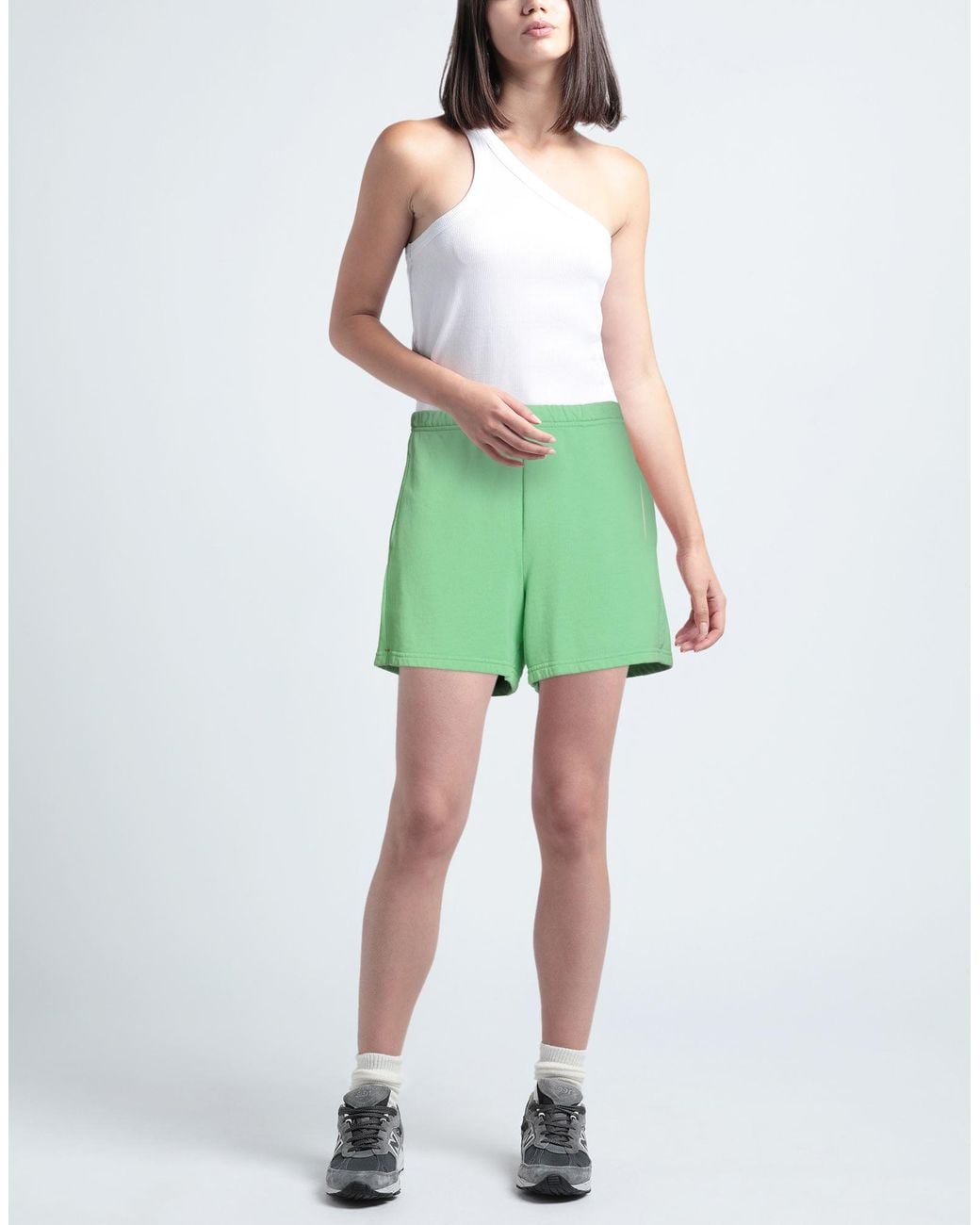 Xirena Green Shorts & Bermuda Shorts Cotton
