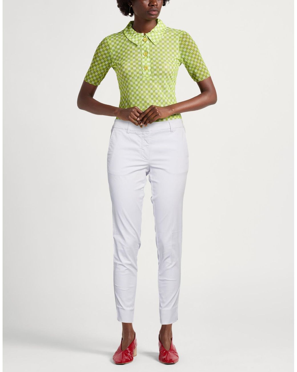 Rossopuro White Trouser