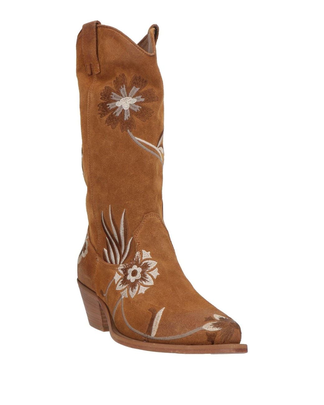 P.A.R.O.S.H. Brown Ankle Boots Calfskin