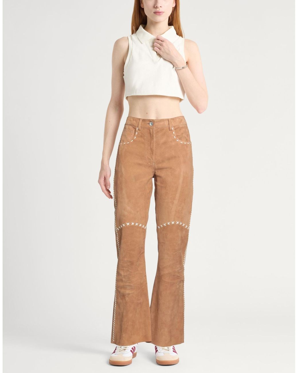 Marni Natural Pants Lambskin