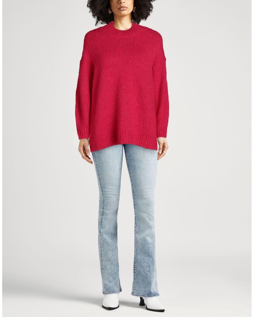 Isabel Marant Red Rollkragenpullover