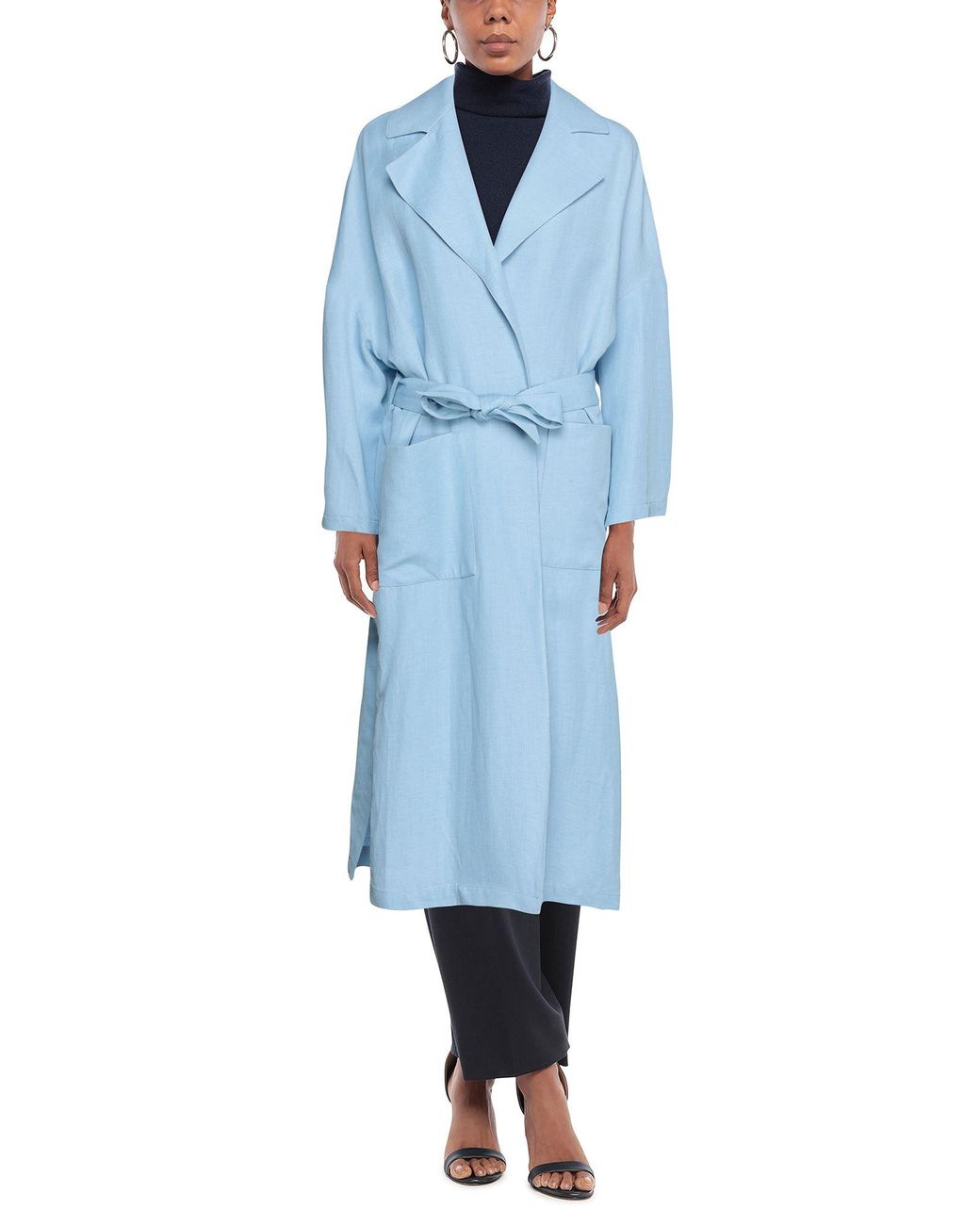 Brian Dales Blue Overcoat & Trench Coat