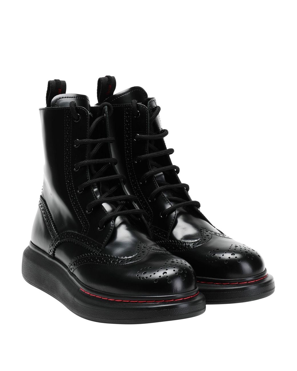 McQueen Black Ankle Boots