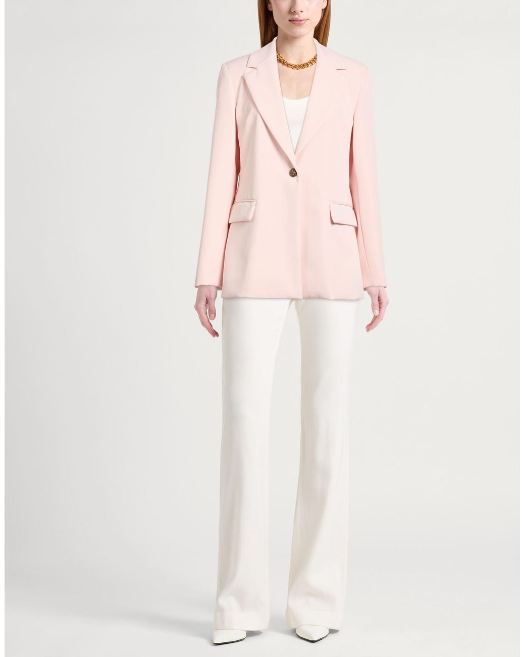 Motel Pink Blazer Polyester, Elastane