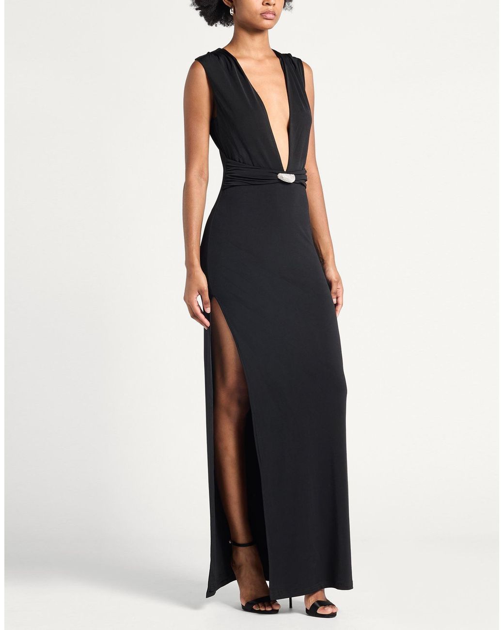 Twenty Four Haitch Black Maxi Dress