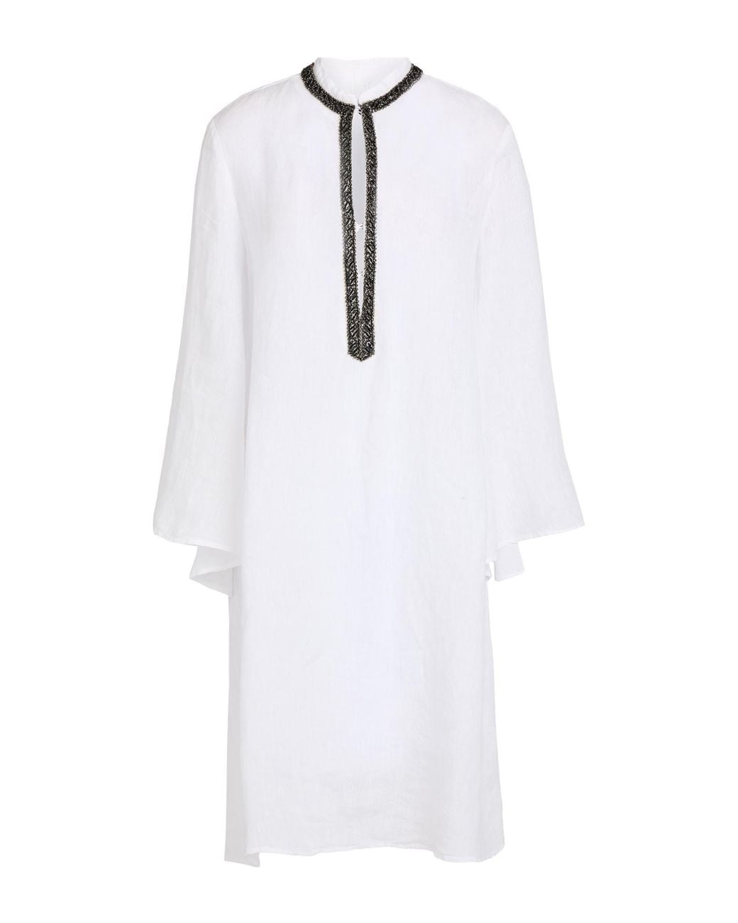 120% Lino White Mini Dress