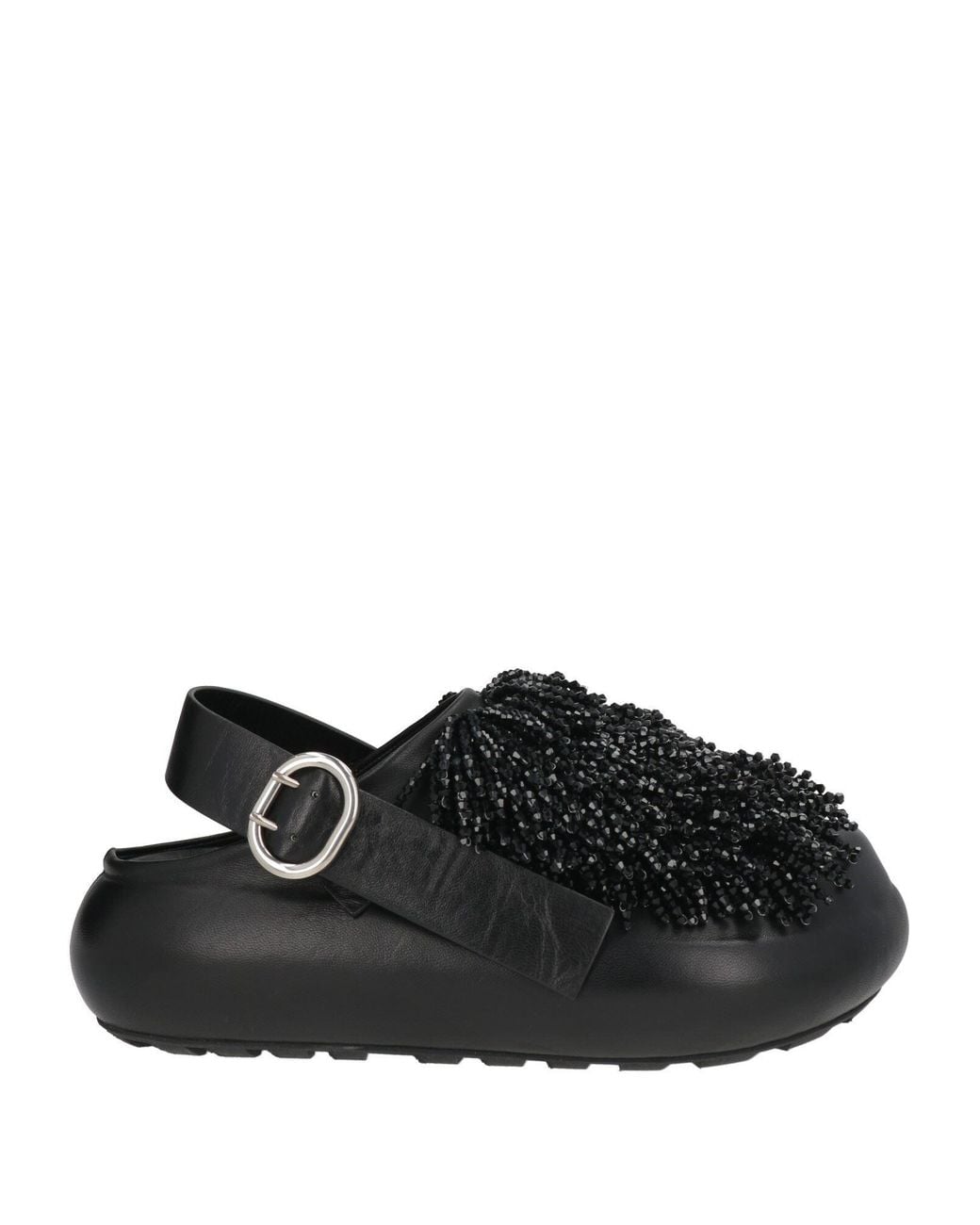 Jil Sander Black Mules & Clogs Leather