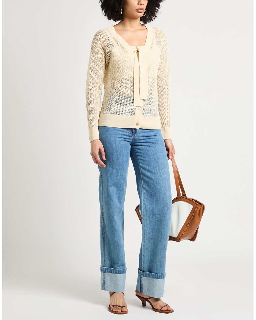 Ballantyne Natural Cardigan