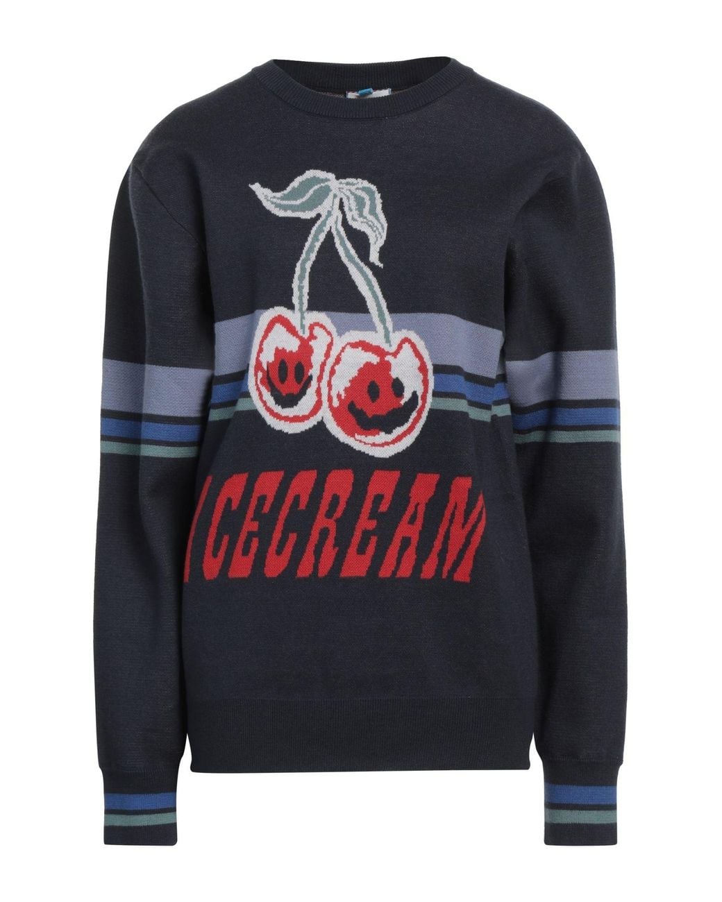 BBCICECREAM Blue Sweater Cotton, Wool