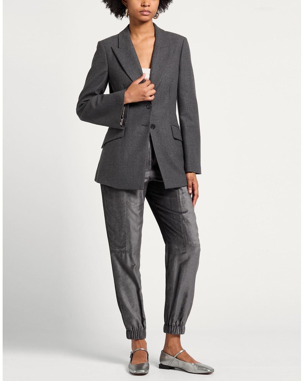 Alberta Ferretti Black Blazer Virgin Wool, Elastane