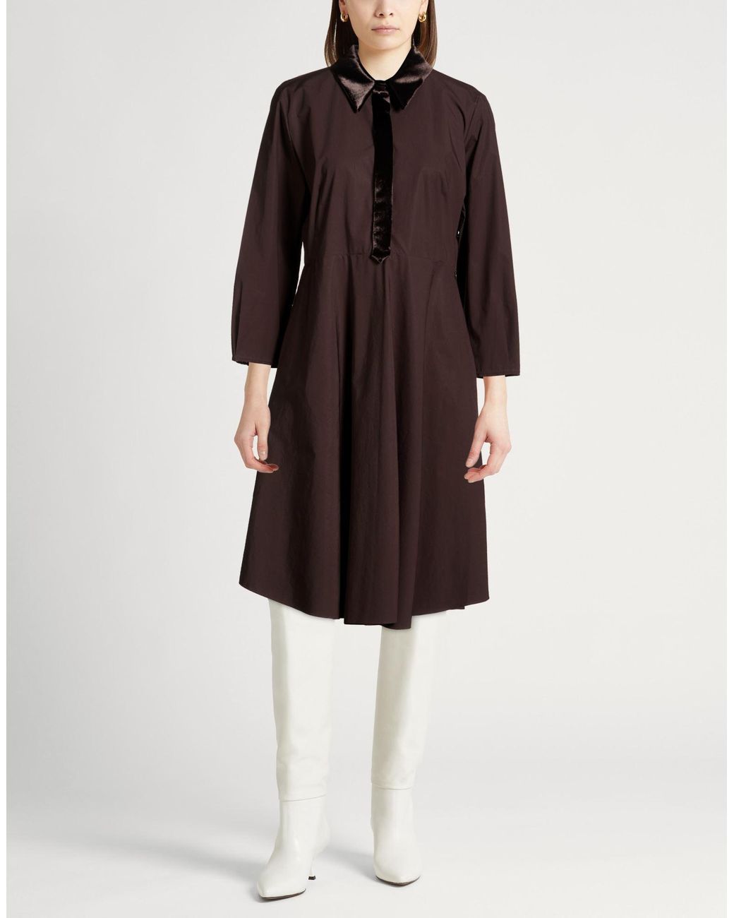 Dorothee Schumacher Brown Midi Dresses