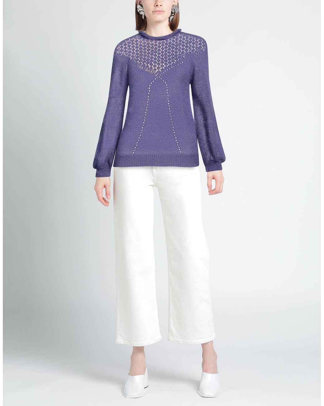 Alberta Ferretti Purple Jumper