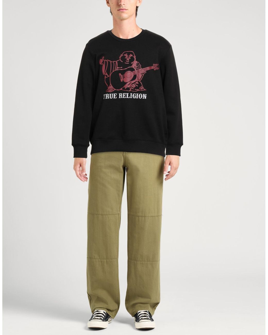 True Religion Black Sweatshirt for men