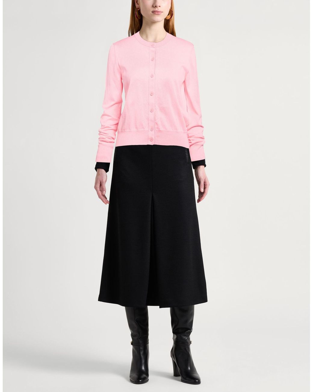 Maison Kitsuné Pink Cardigan Cotton