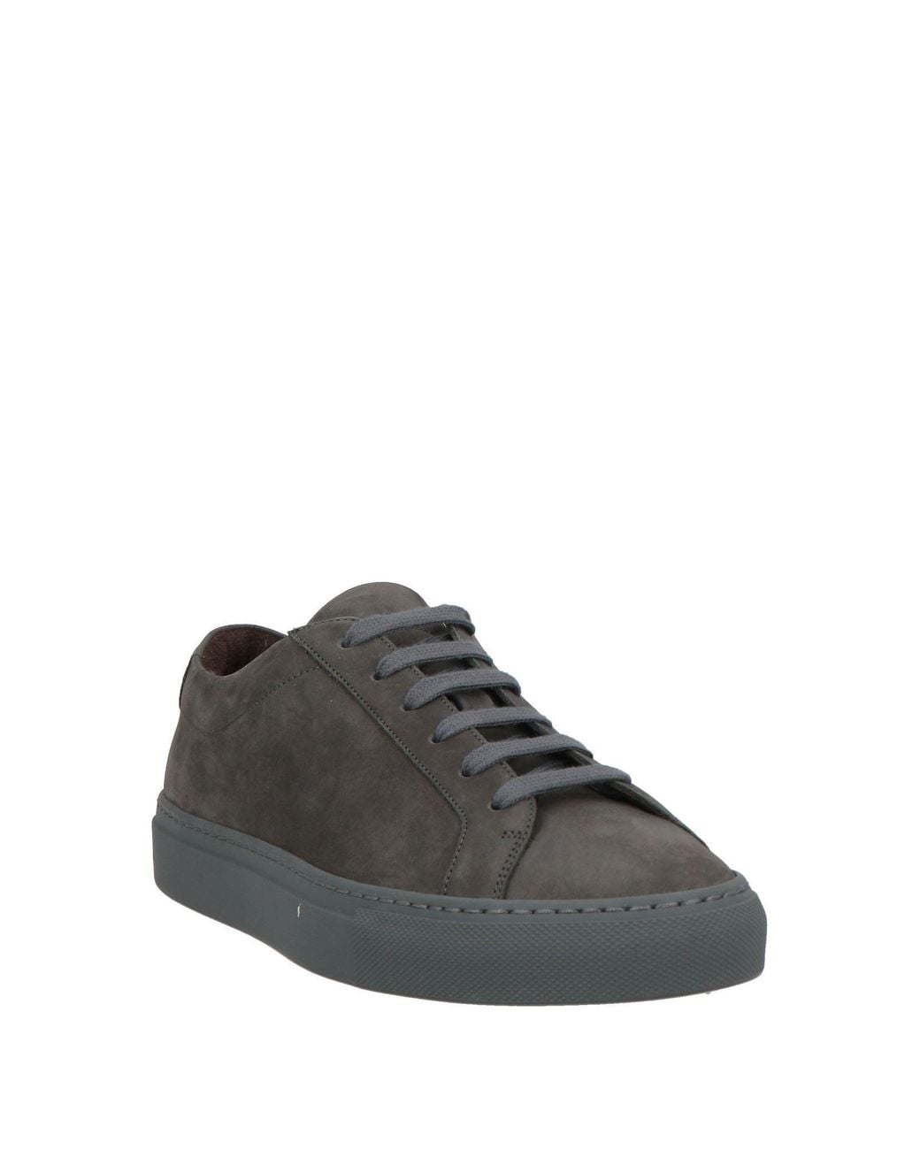 Moorer Gray Lead Sneakers Leather for men