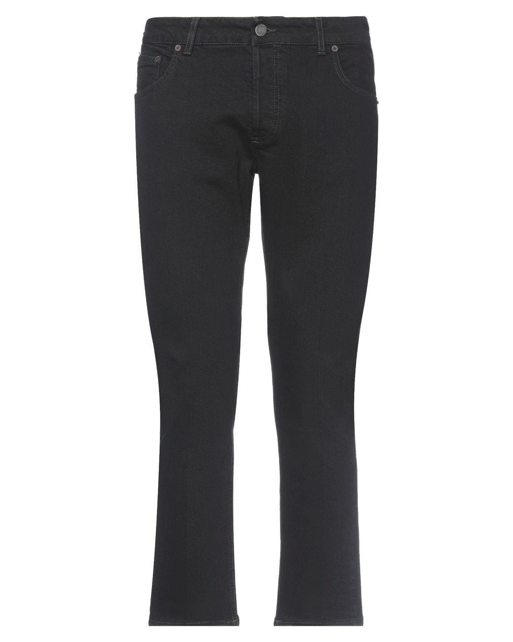 Entre Amis Gray Jeans Cotton, Elastane for men