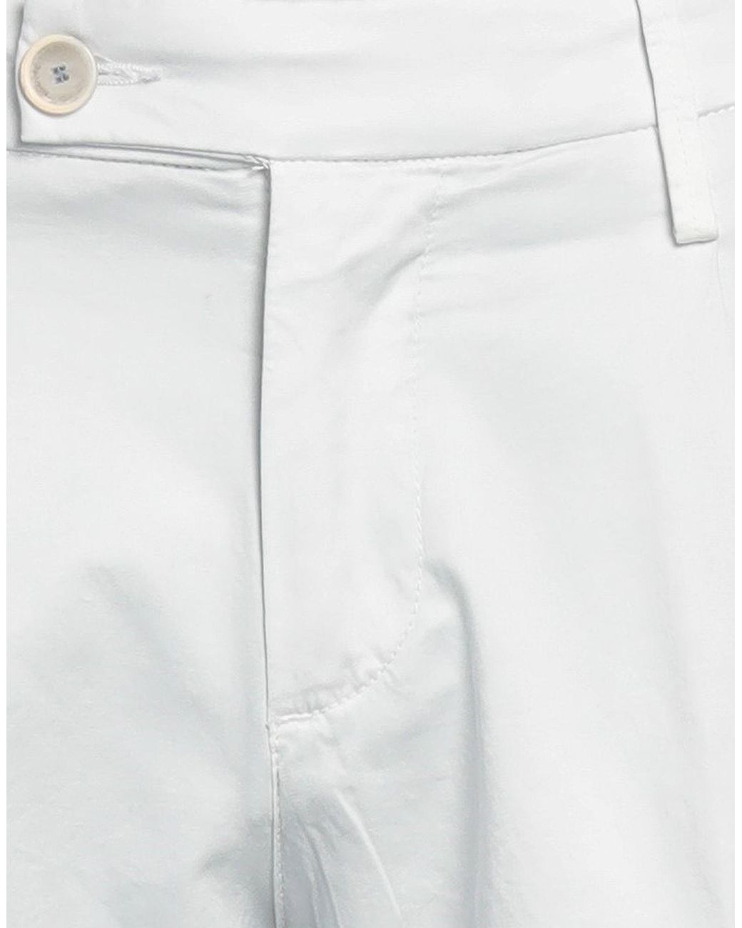 RE_HASH White Pants Cotton, Elastane for men