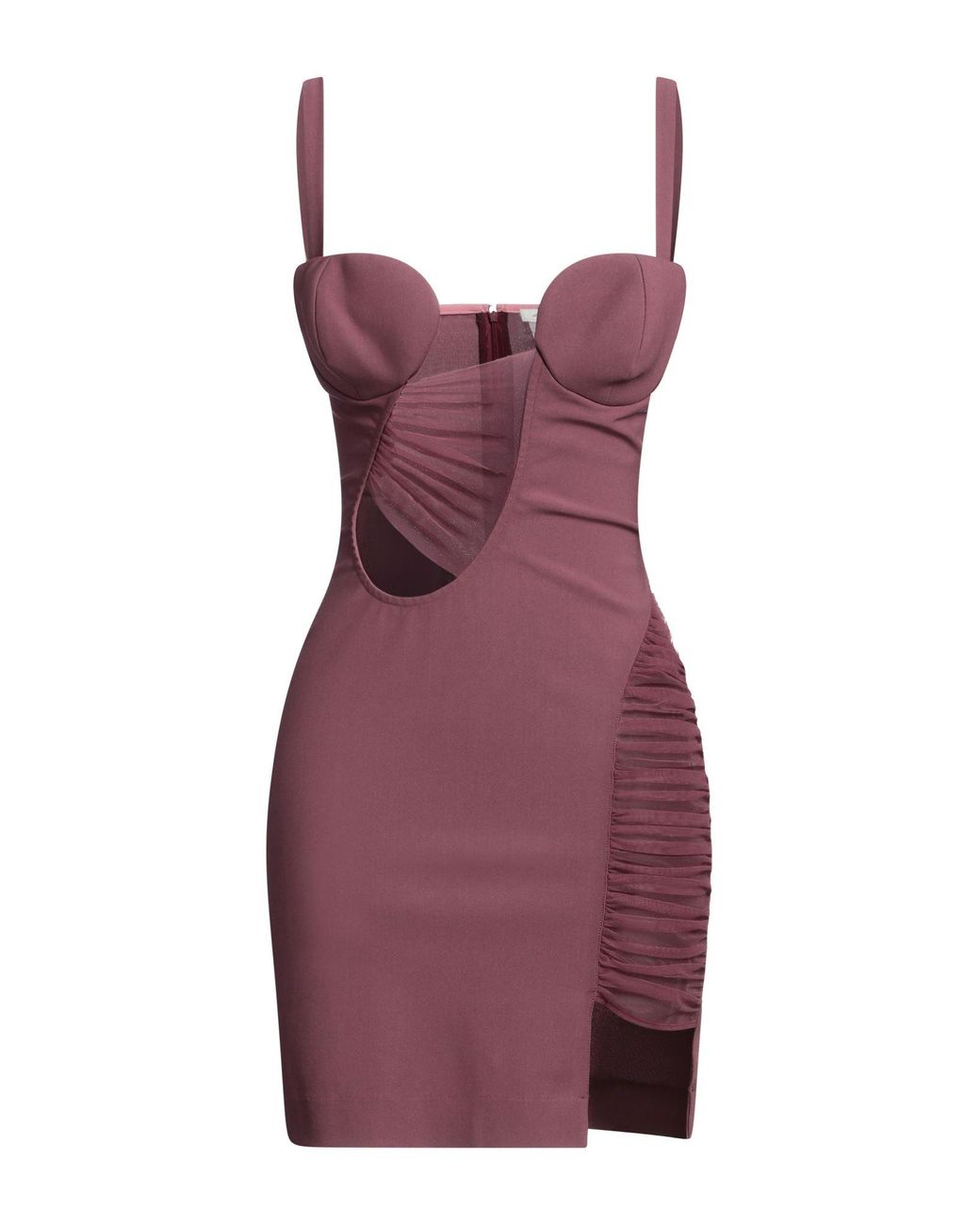 Nensi Dojaka Purple Mini Dress