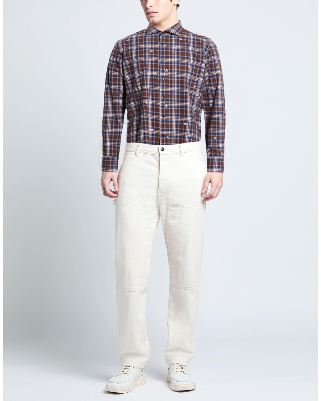 Tintoria Mattei 954 Blue Shirt Cotton for men