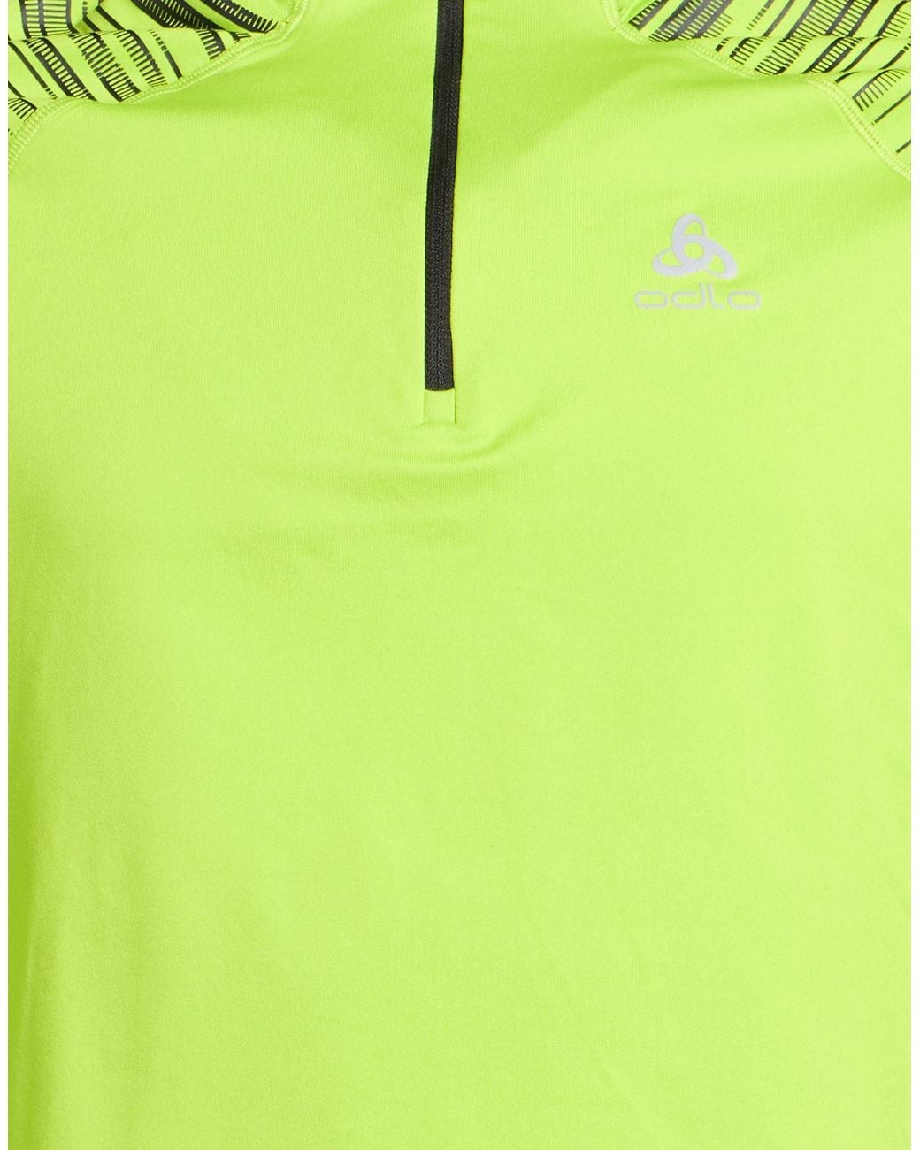 Odlo Green Sweatshirt Polyester, Elastane for men