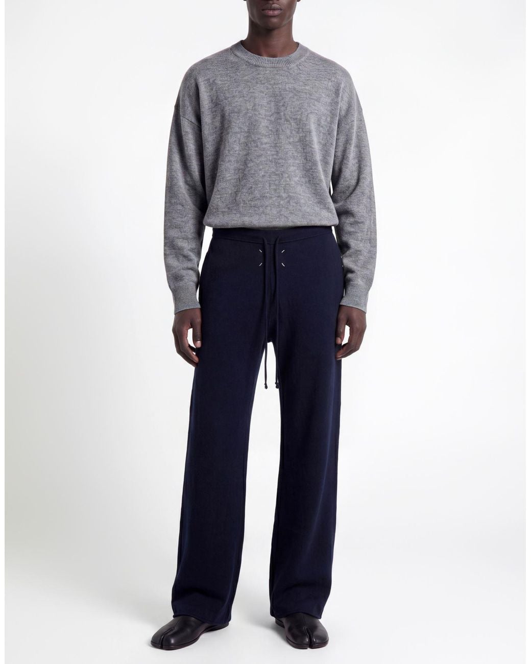 Maison Margiela Blue Pants Wool, Cashmere for men