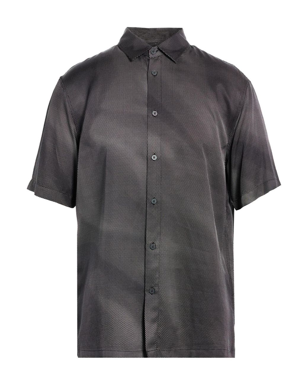ARMANI EXCHANGE Gray Shirt Viscose for men