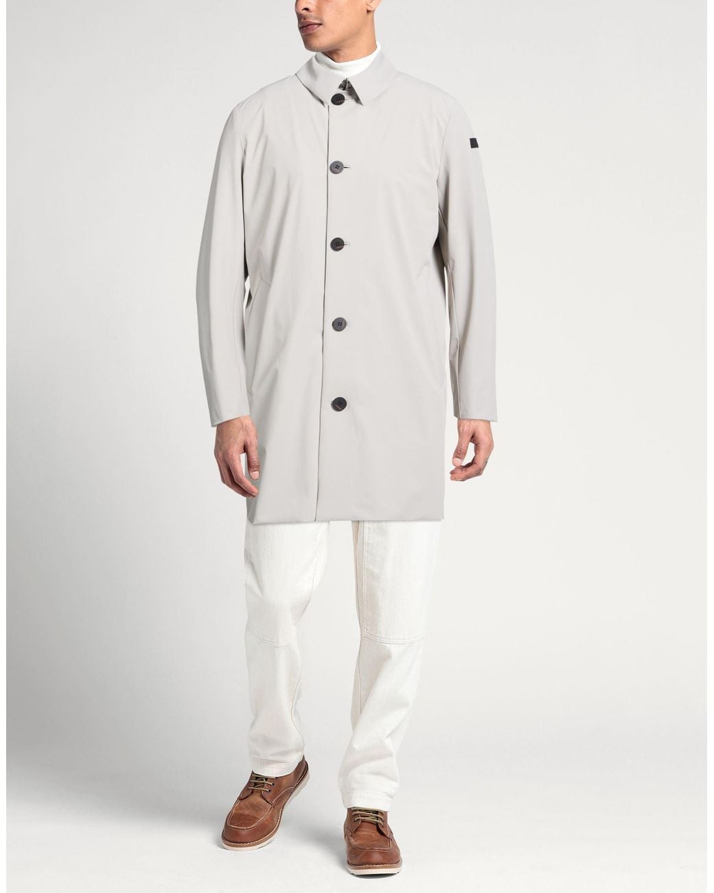 Rrd White Overcoat & Trench Coat for men