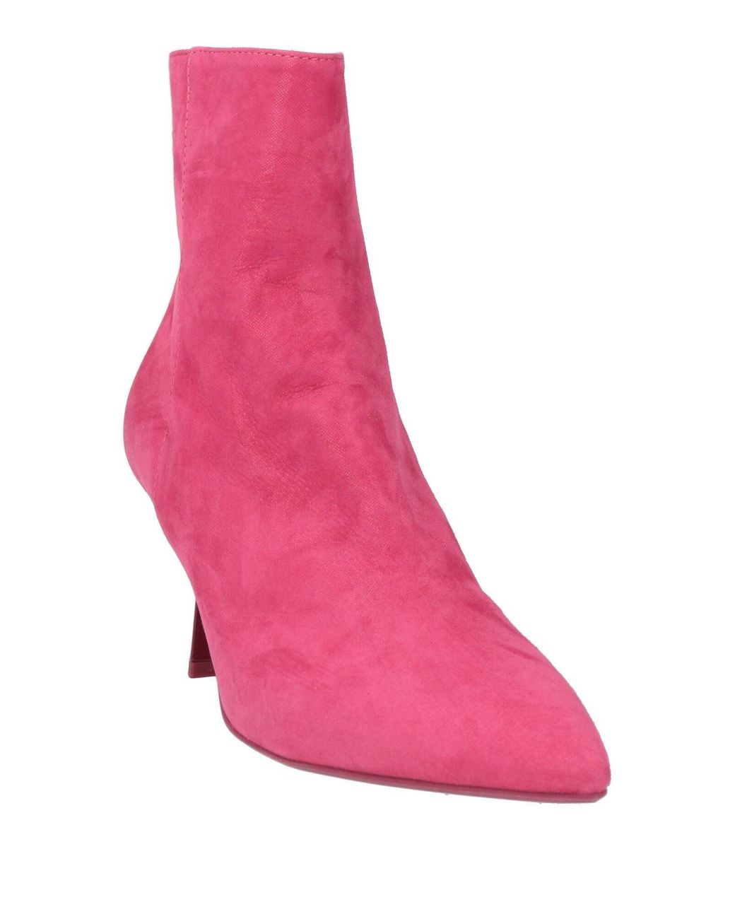 Agl Attilio Giusti Leombruni Pink Ankle Boots Leather