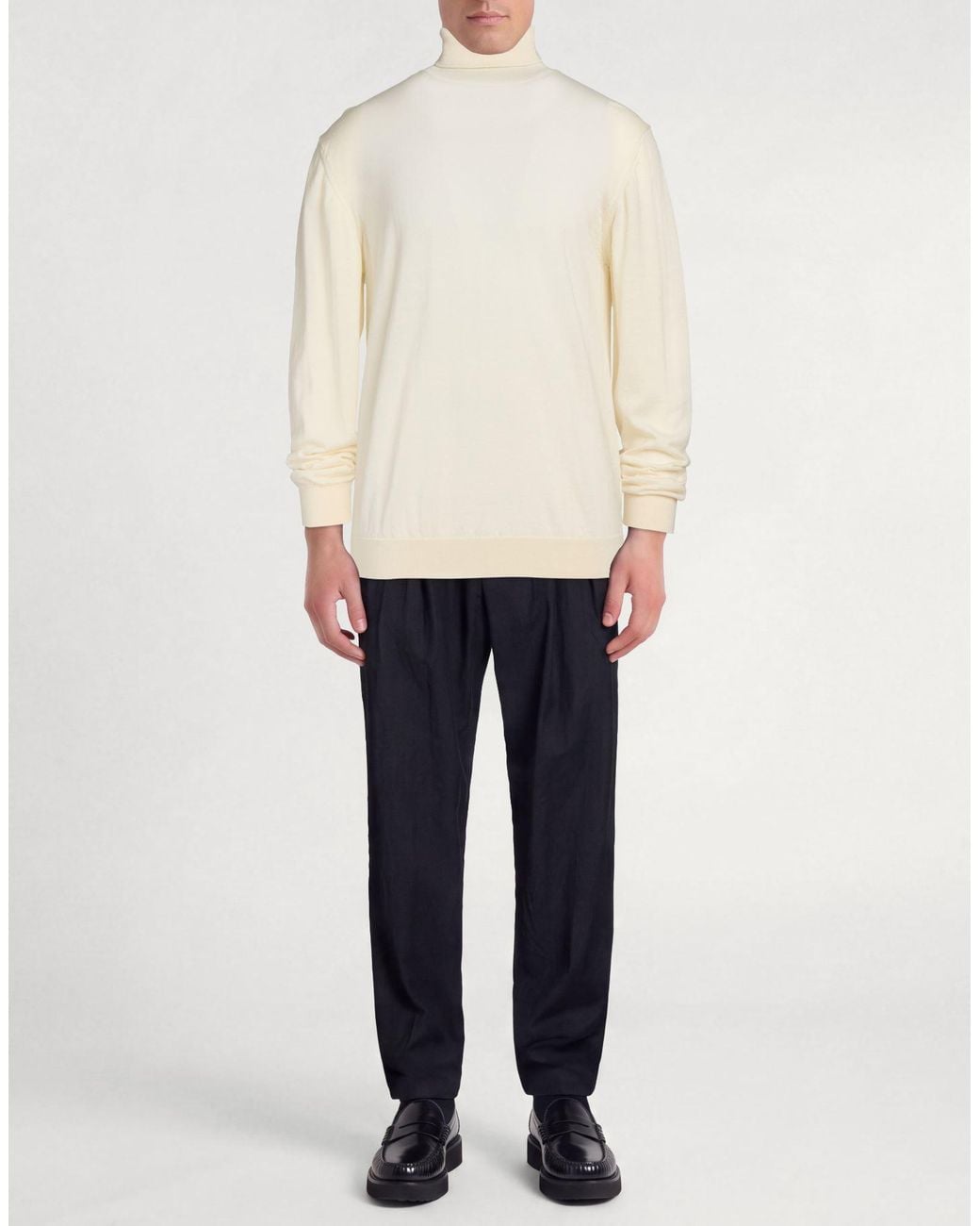 Daniele Fiesoli White Turtleneck for men