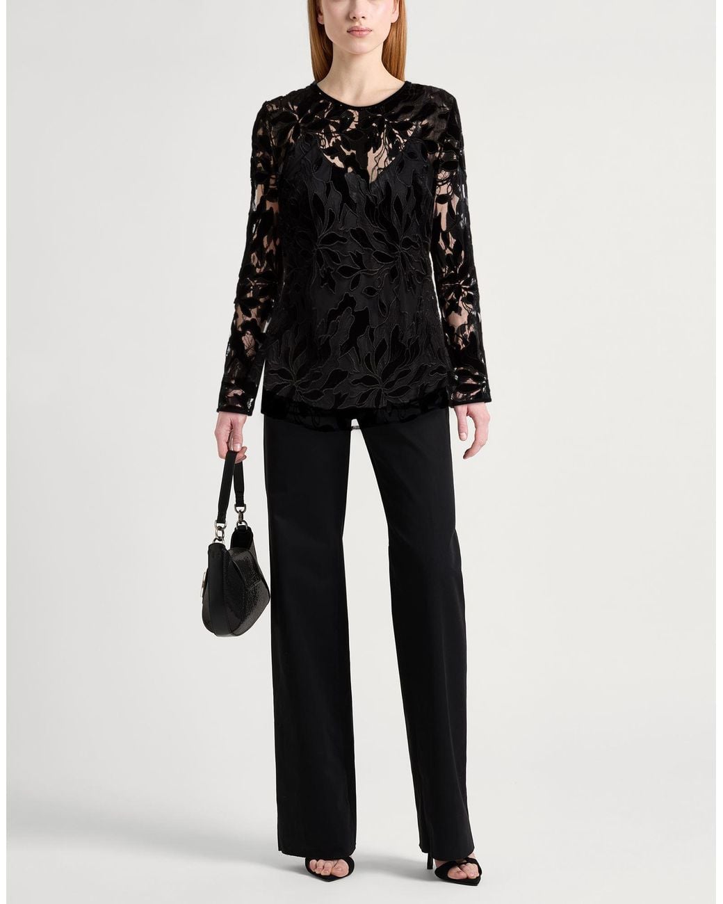 Max Mara Black Top Polyester