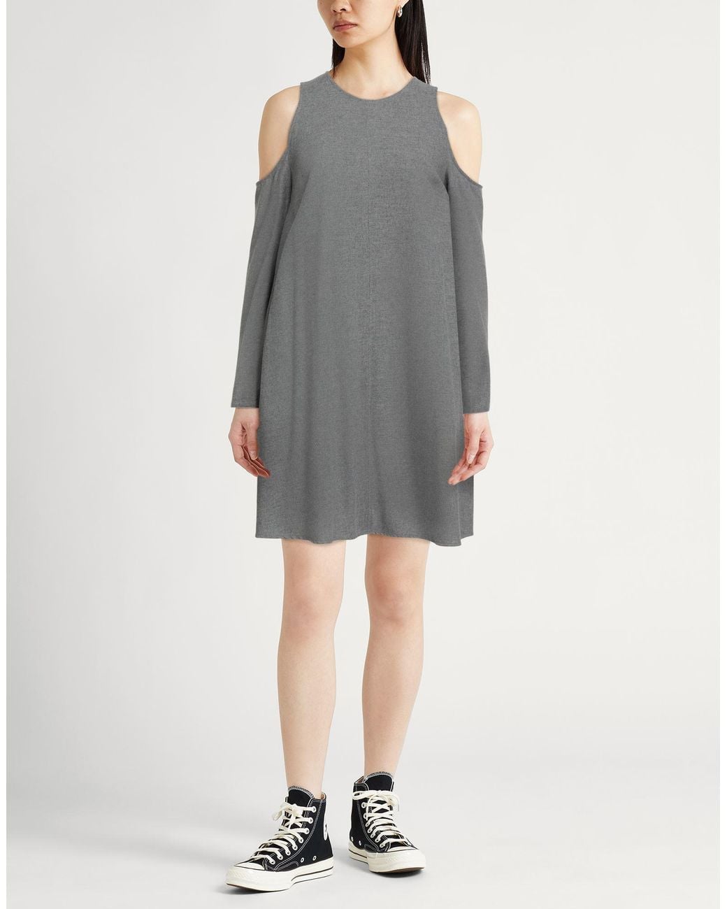 Robe courte Alysi en coloris Gray