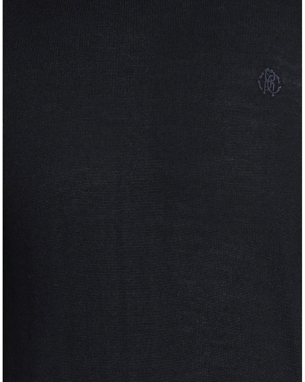 Roberto Cavalli Black Turtleneck for men