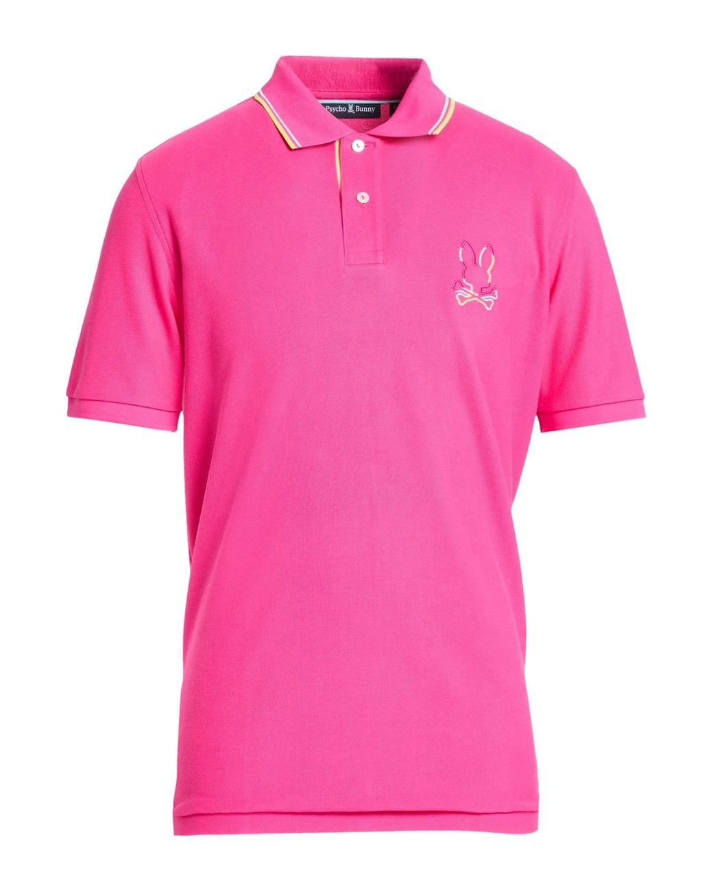 Psycho Bunny Pink Polo Shirts for men