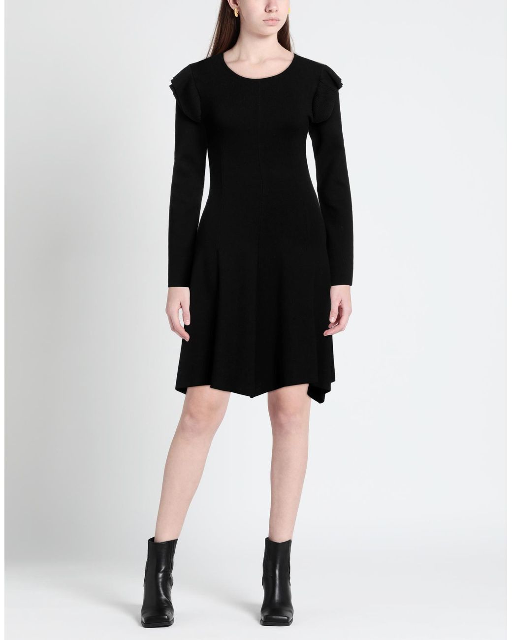 MEIMEIJ Black Mini Dress