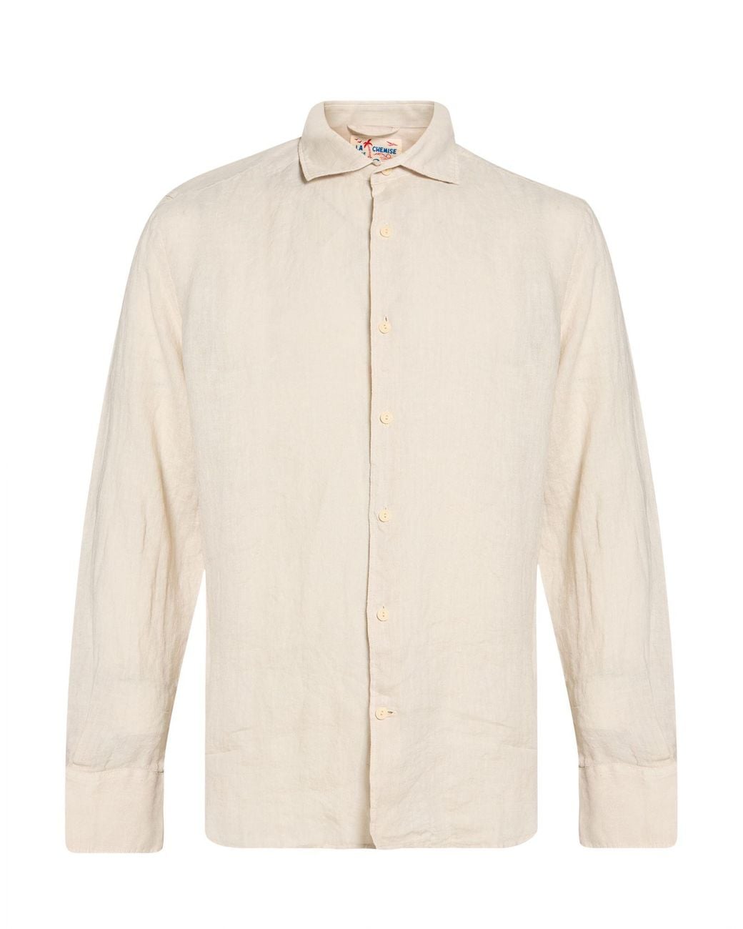 Mc2 Saint Barth White Shirt Linen for men