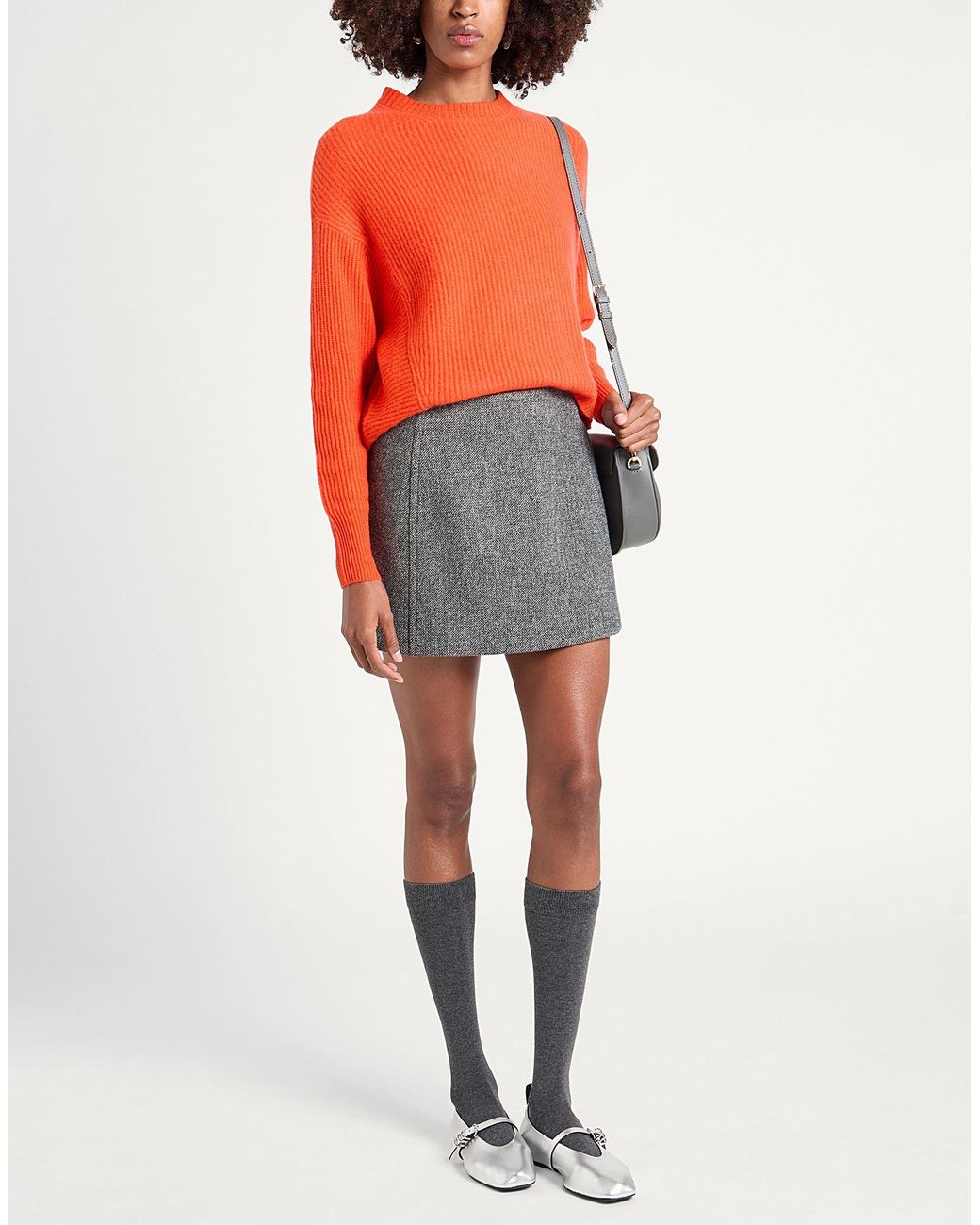MAX&Co. Gray Mini Skirt