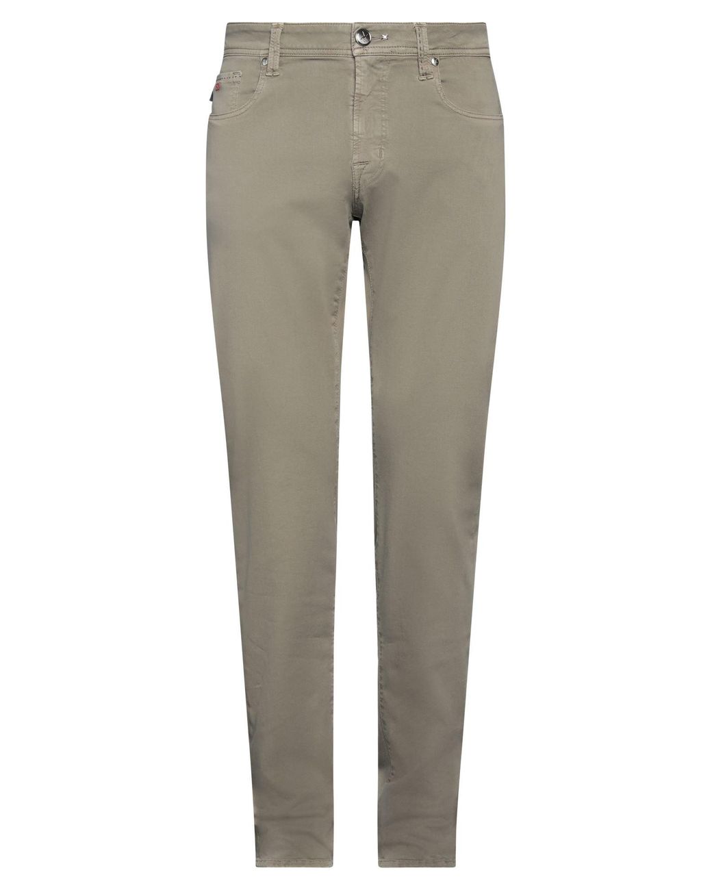 Tramarossa Gray Pants Cotton, Polyester, Elastane for men