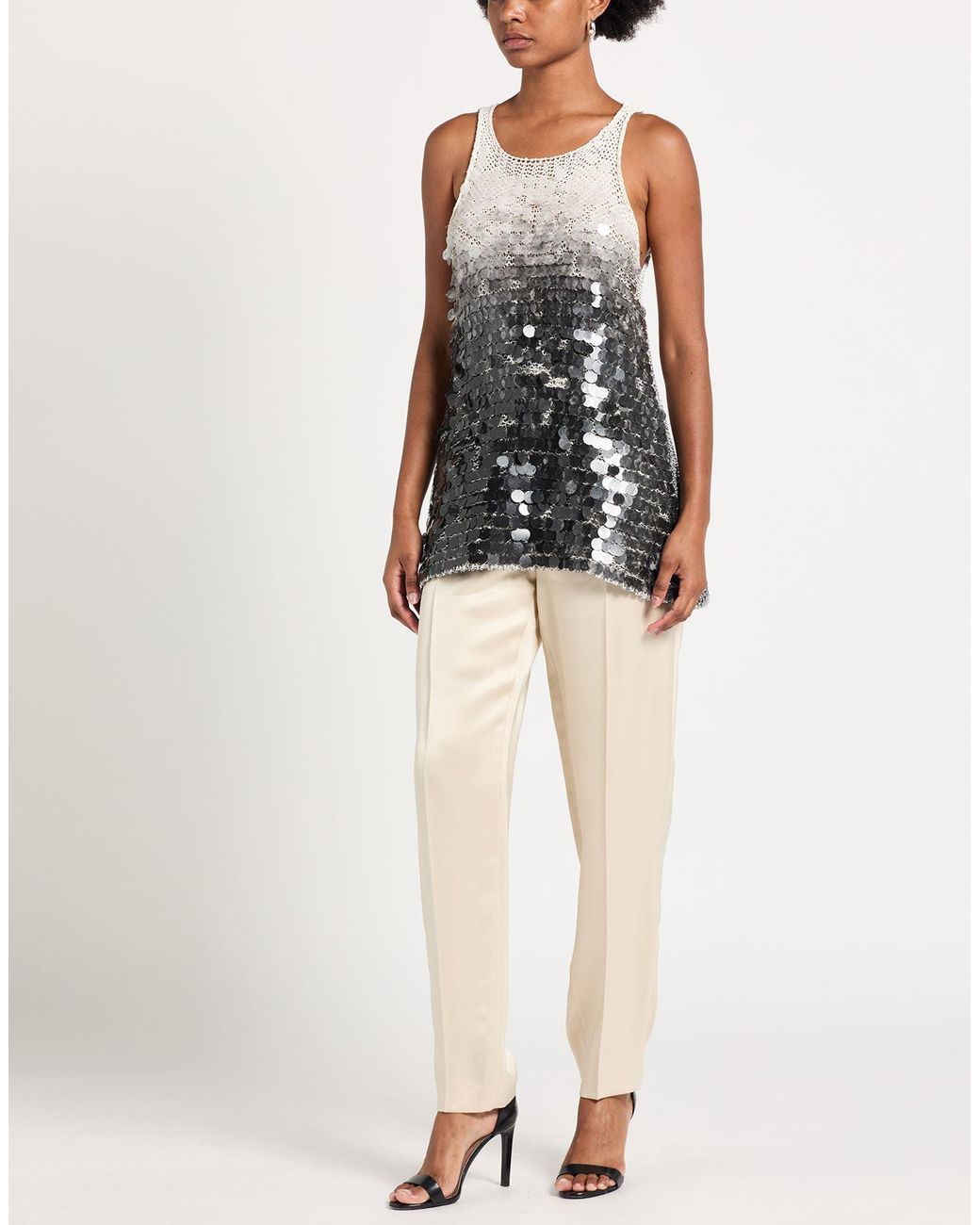 Aviu Gray Top Cotton, Polyamide