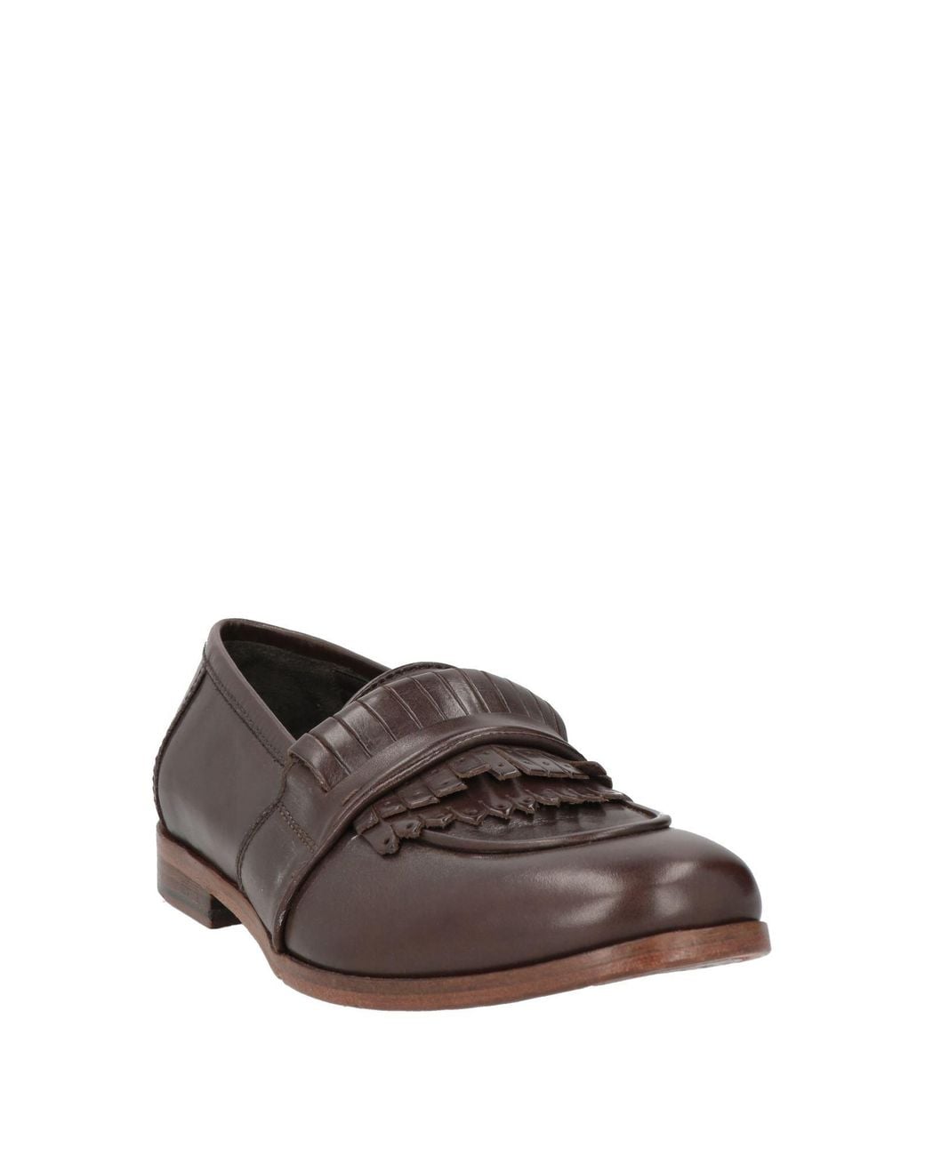 JP/DAVID Brown Dark Loafers Leather for men