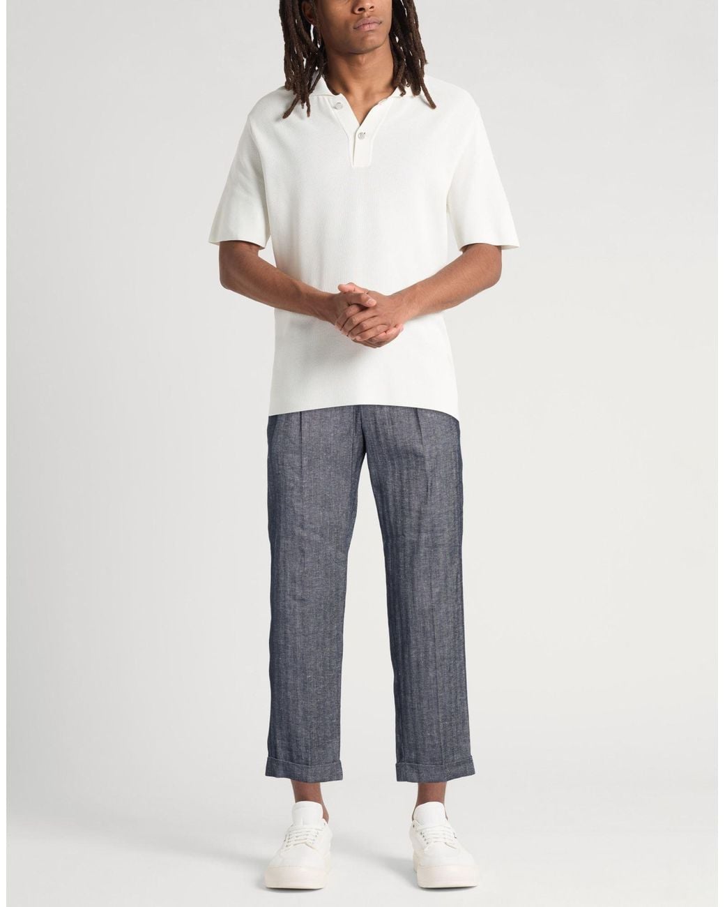 Manuel Ritz Gray Trouser for men