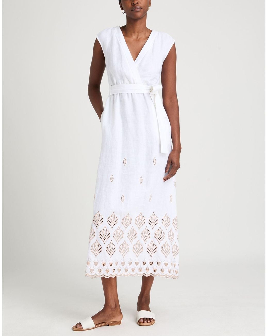 Eleventy White Maxi Dress