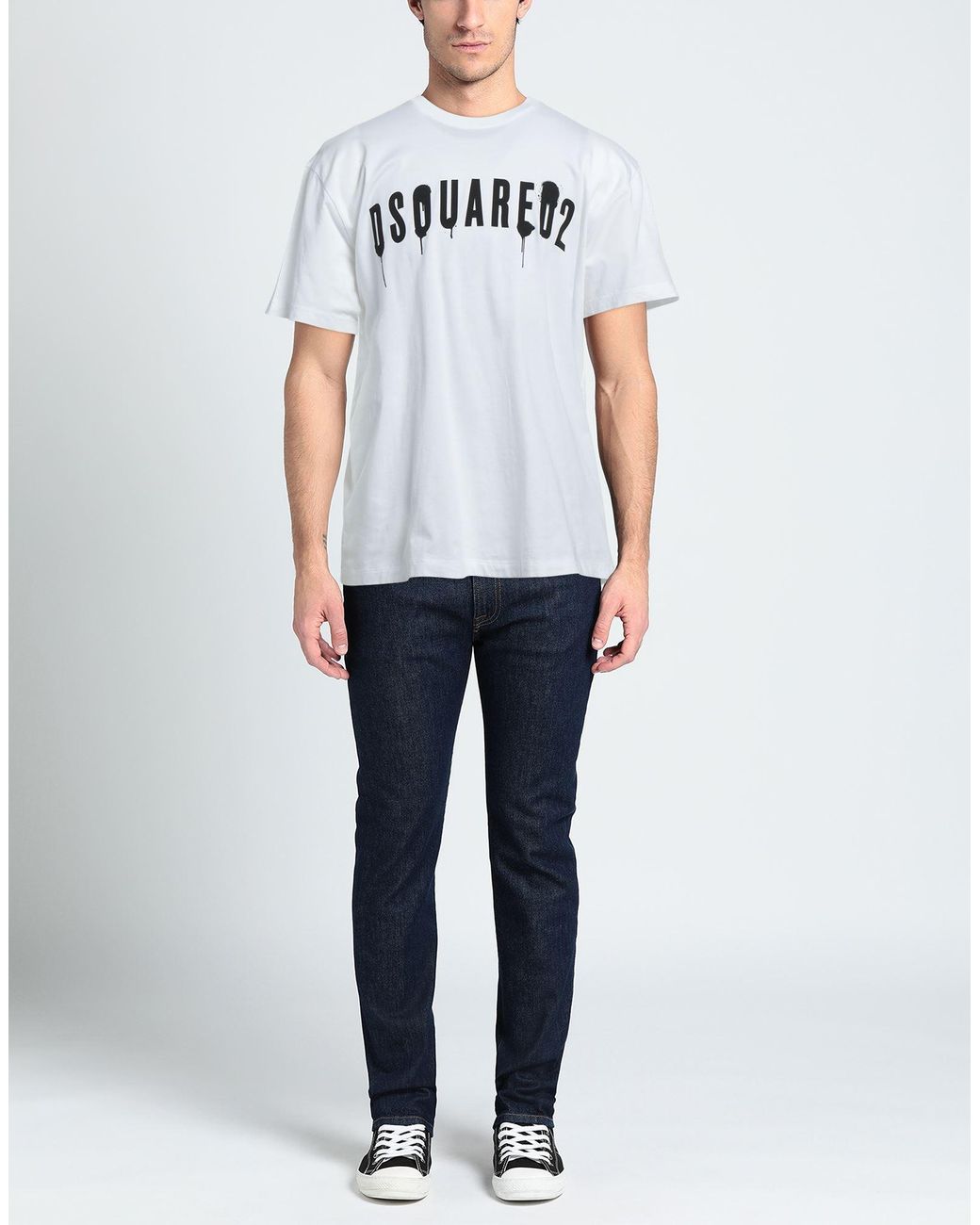 DSquared² White T-shirt for men
