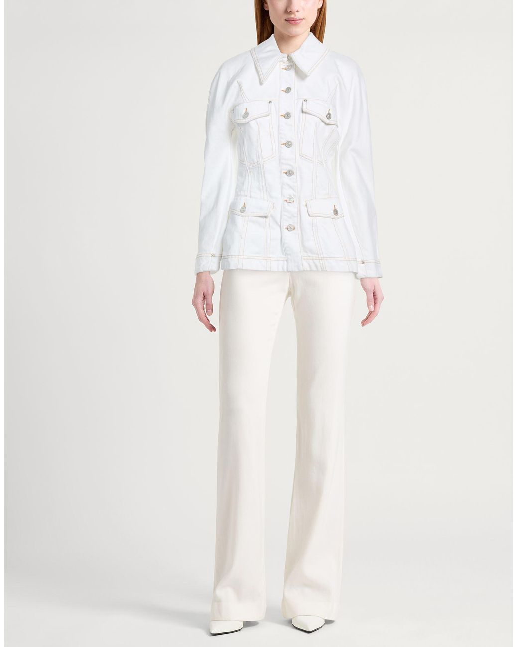 Givenchy White Denim Outerwear