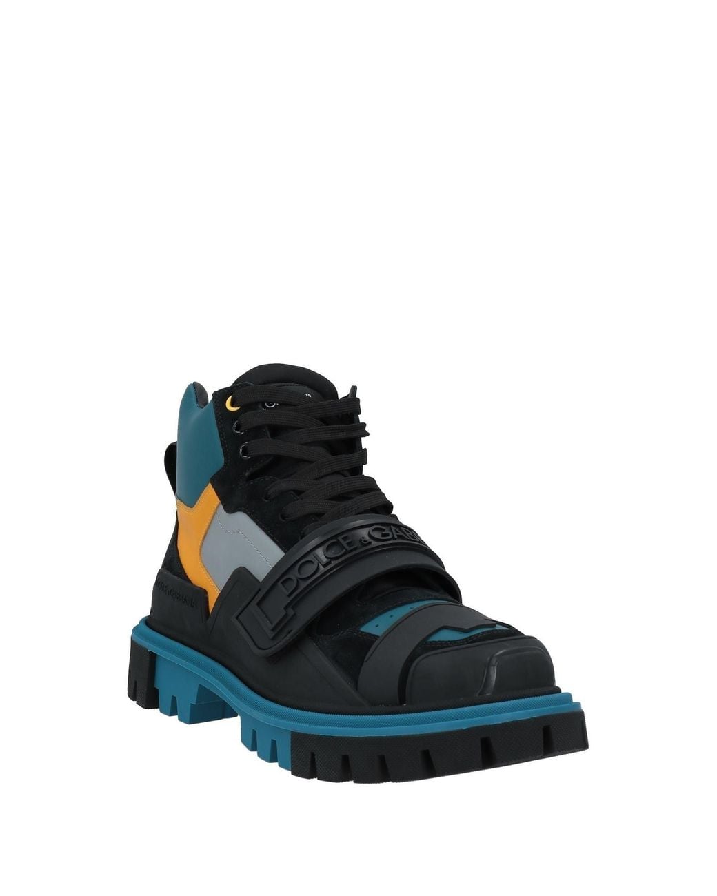 Dolce & Gabbana Blue Ankle Boots for men