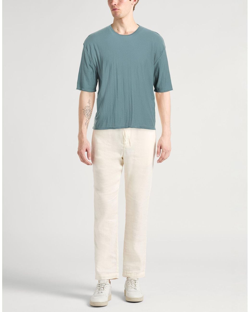 Roberto Collina Blue Sweaters for men