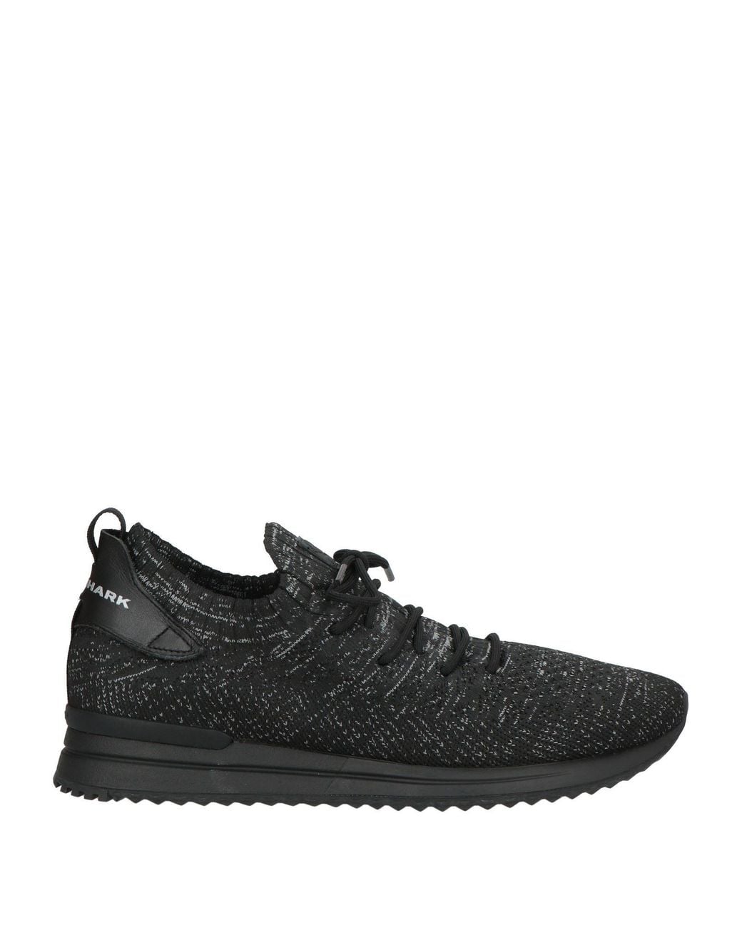 Paul & Shark Black Sneakers Textile Fibers, Leather for men