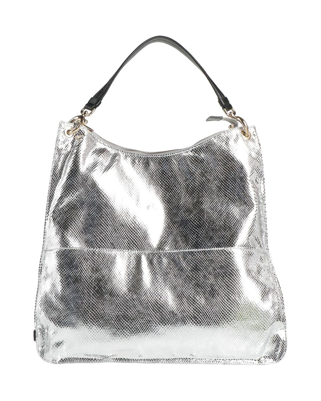 Studio Pollini Gray Handbag Leather